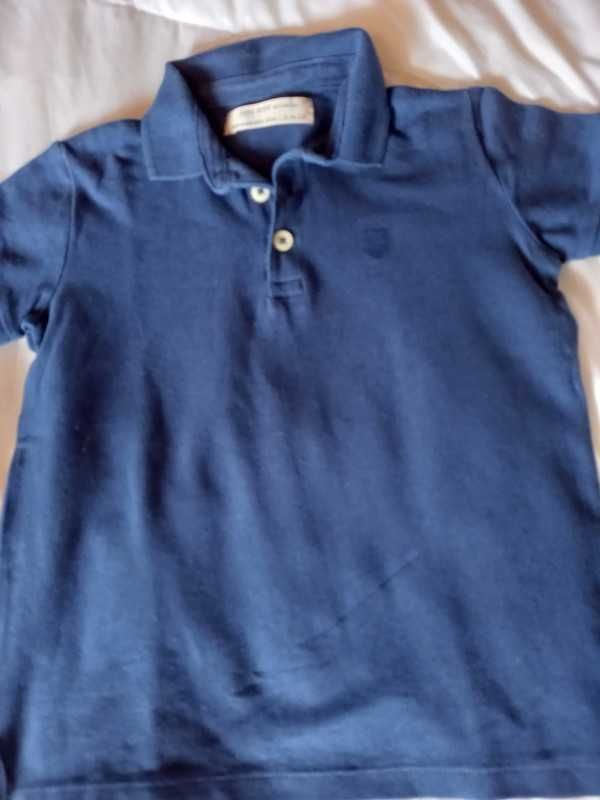 Polo azul escuro 5 anos Zara