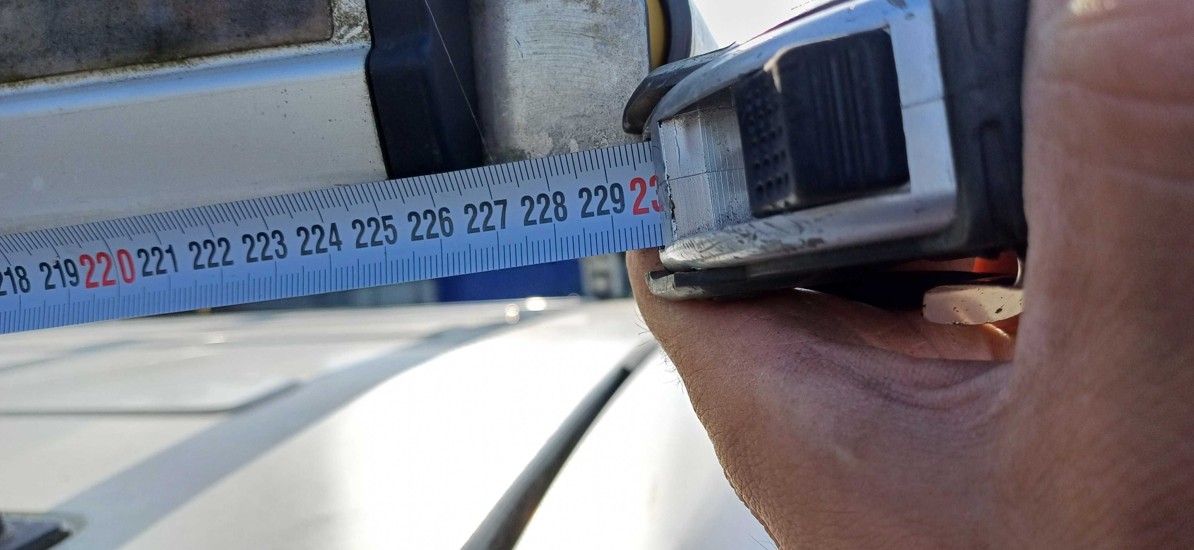 bagaznik dachowy platforma Fiat Doblo II KING ALU DO 100kg 230/140cm