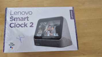 Lenovo smart clock 2 z ładowarką indukcyjną Nowe