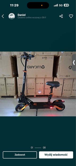 Hulajnoga elektryczna kukirin g2 pro