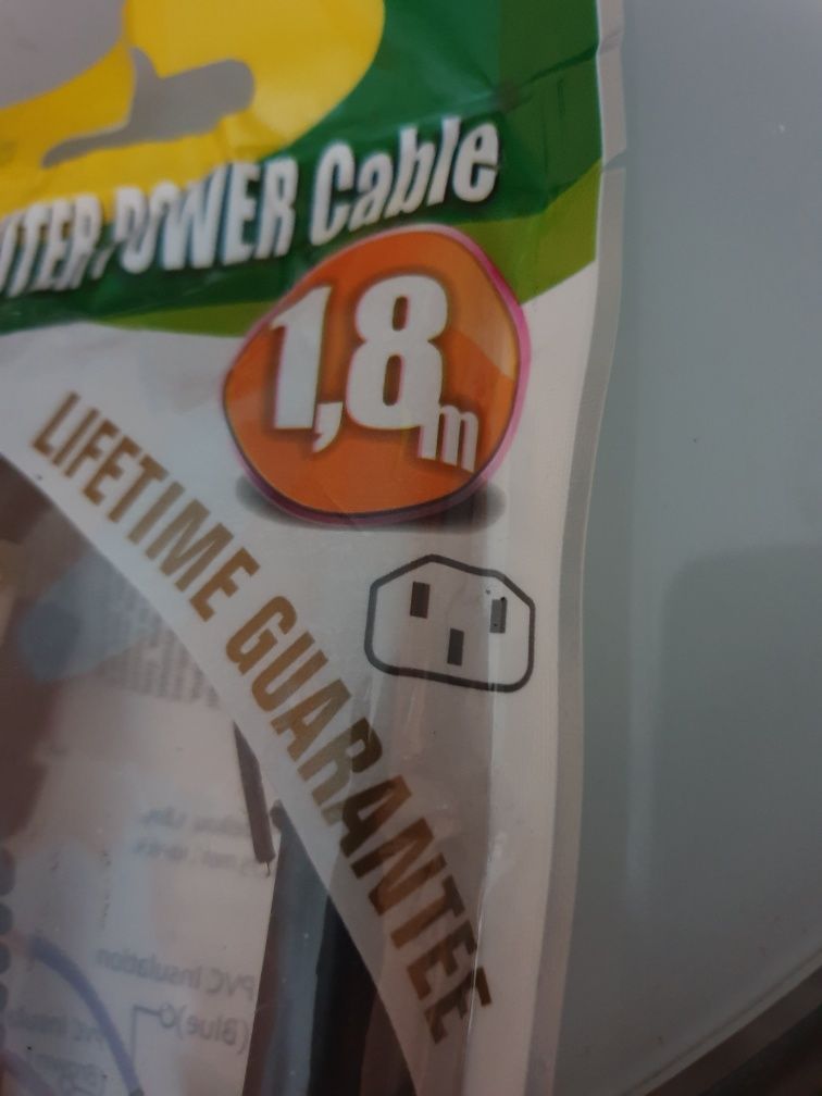 Computer power cable 1.8 mb ( 3 pin)