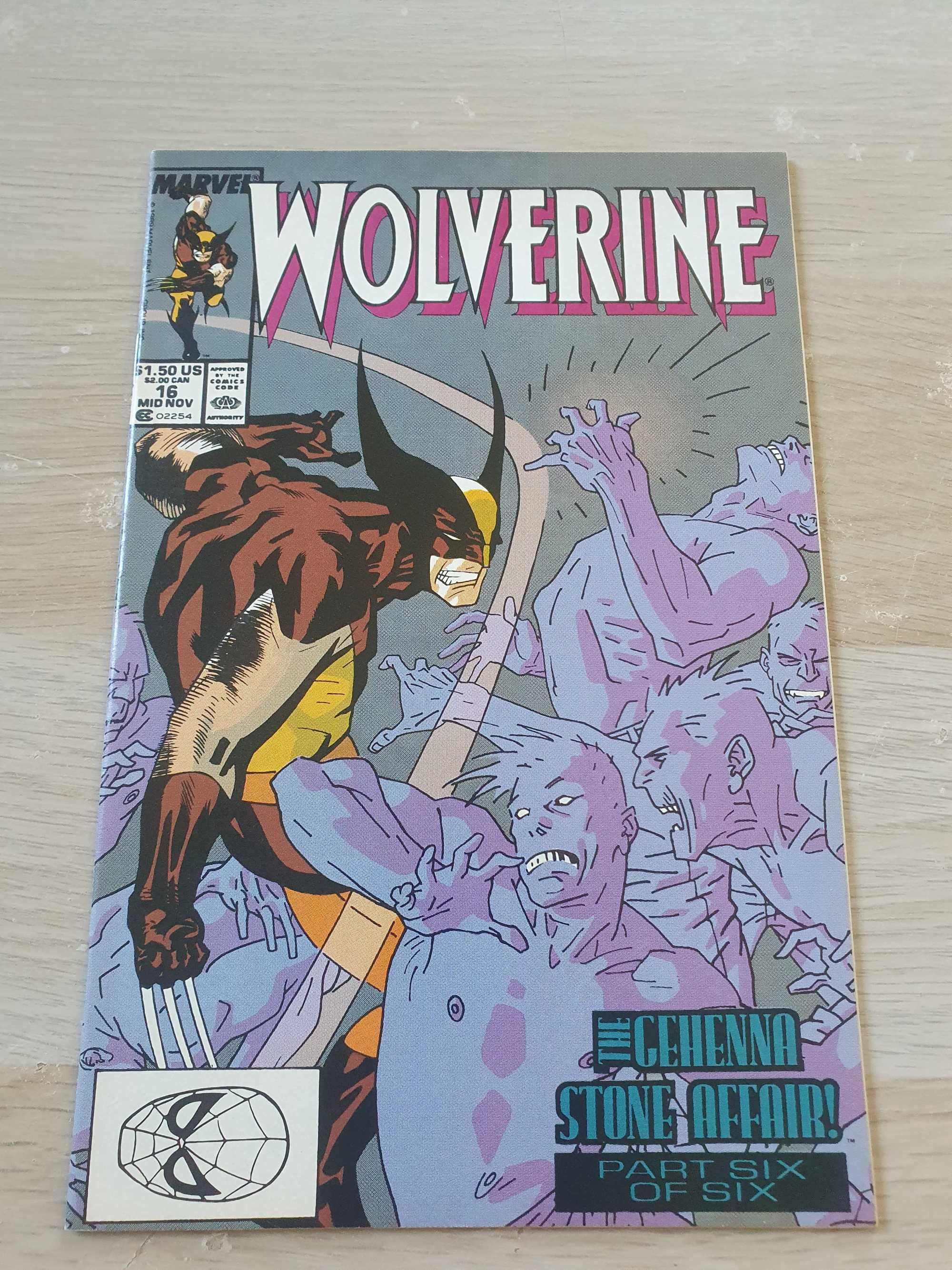 Wolverine vol. 1: 11-16 (1989) David/Buscema - Gehenna Stone (ZM19)