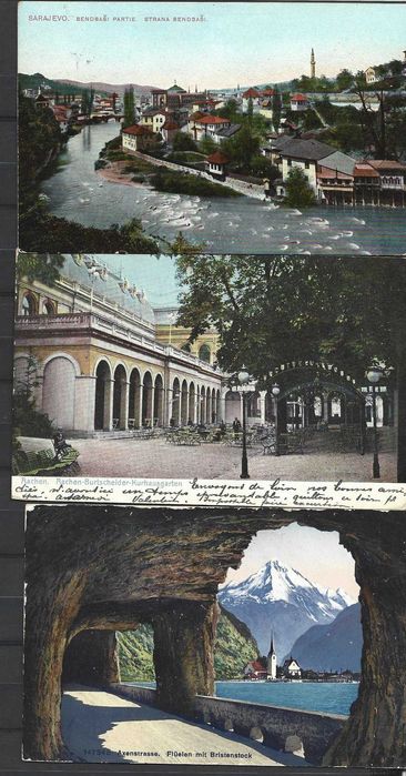 63 postais históricos, bastante antigos e Raros, com bons selos.