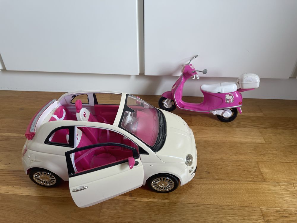 Carro e Mota da Barbie
