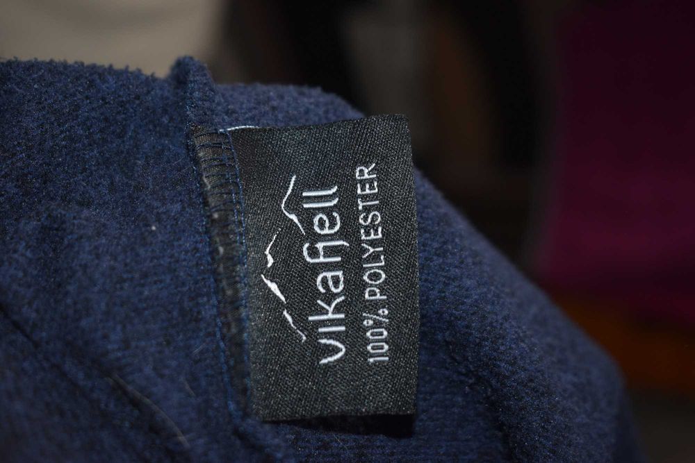 Bluza 152 polarowa ciepła Vikafjell sportowa z polaru trekkingowa