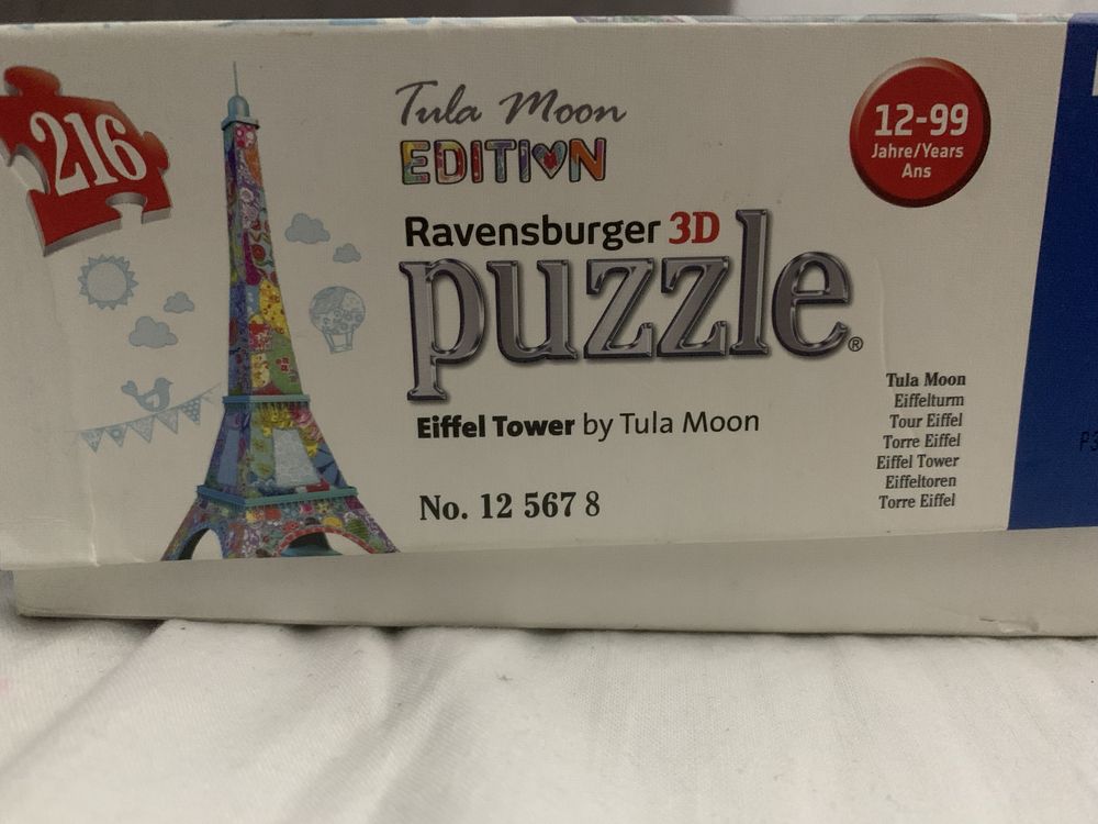 Puzzle 3D wieza Eiffla Ravensburger 3D