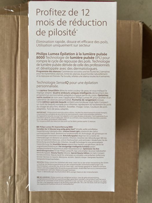 Depilator Philips Lumea 8000