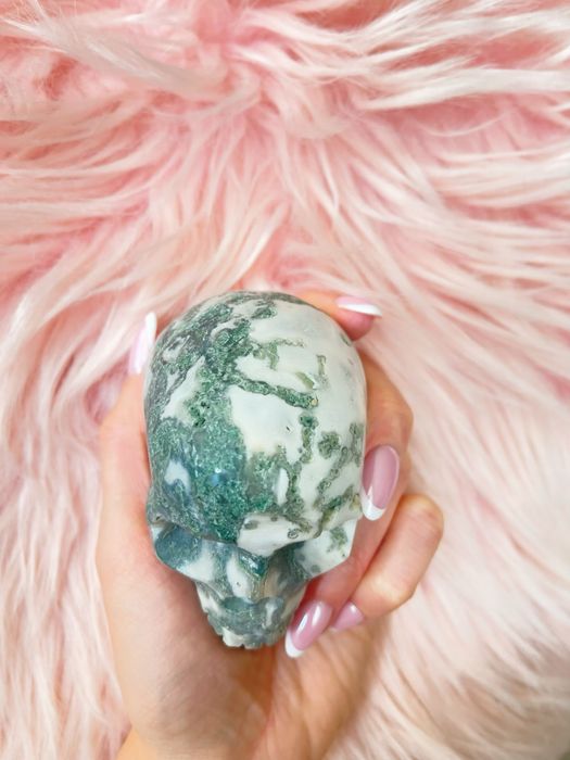 Agat Mszysty Czaszka • Wdzięczność • Obfitość • Regeneracja • Spokój