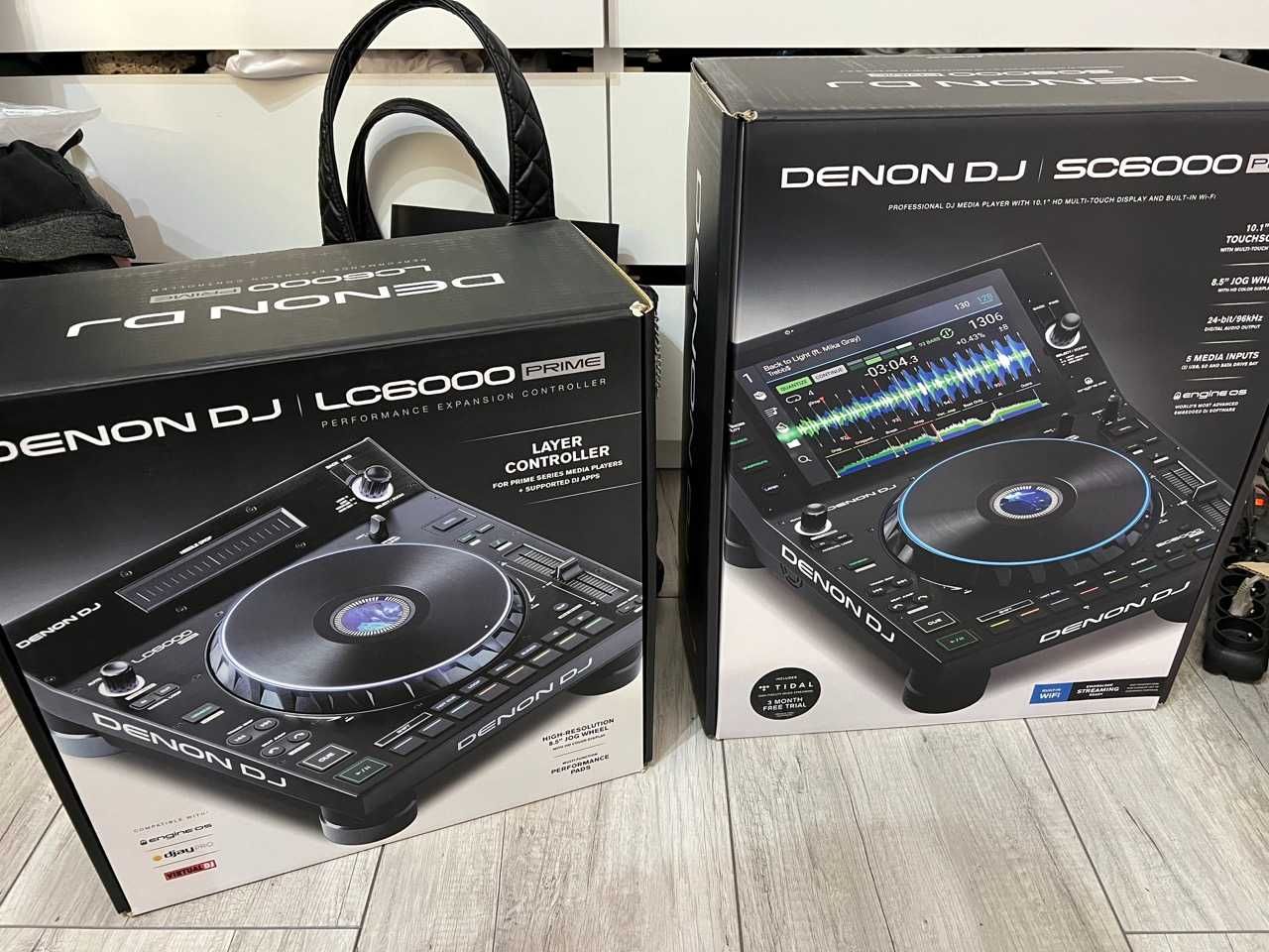 Denon DJ SC6000 + LC6000 - Zestaw, gwarancja do 2025, nieużywane