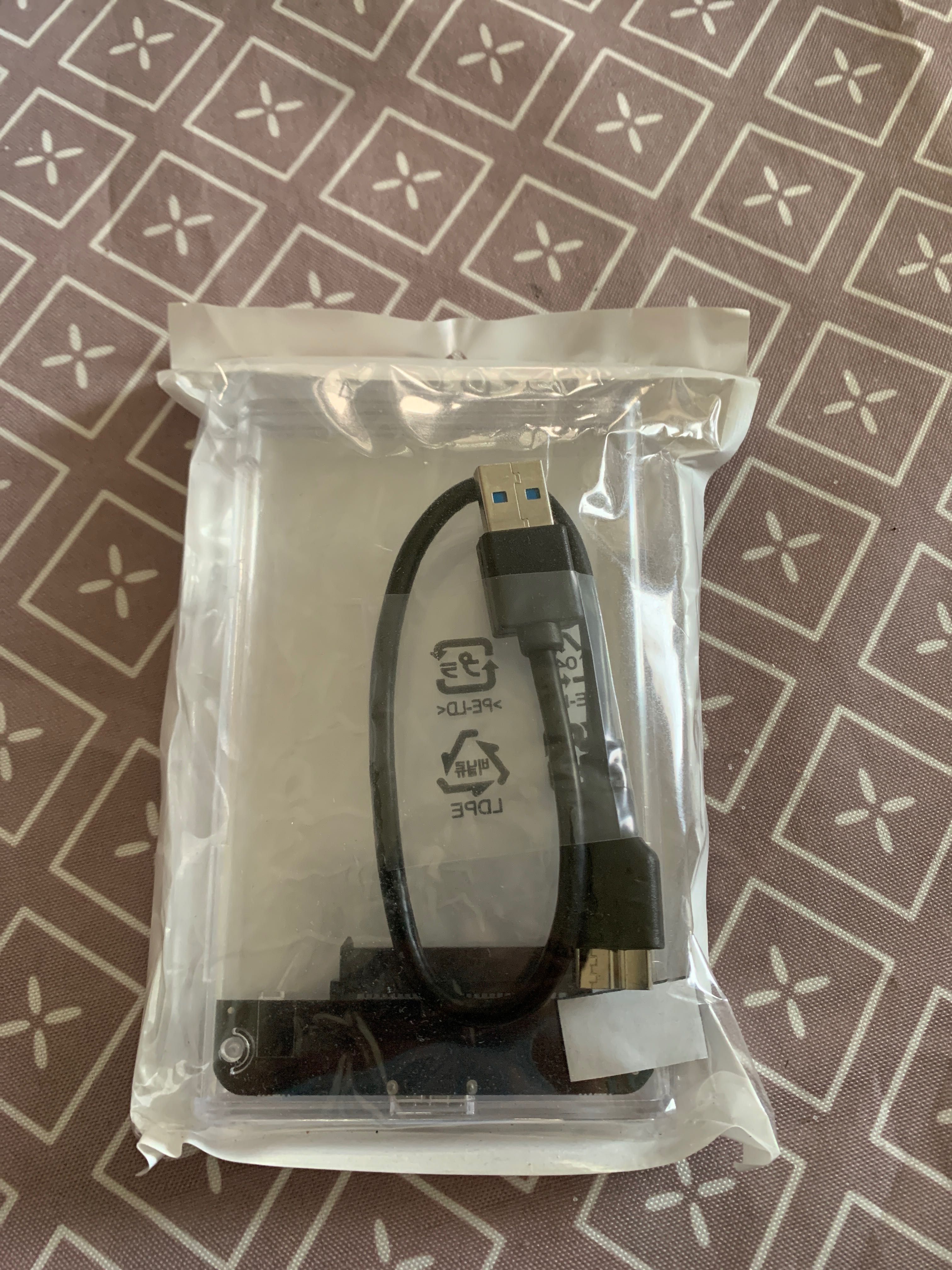 Adaptador de disco SSD ou HDD 2,5” novo