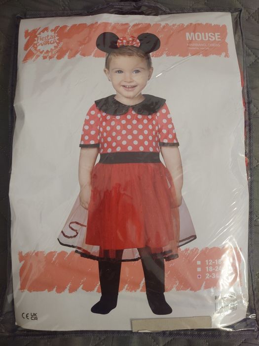 Strój dla dziewczynki myszka 2-3 lata