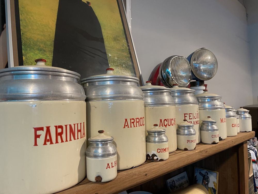 Latas de cozinha antigas em chapa!