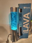 Lampa typu lawa brokat fisura