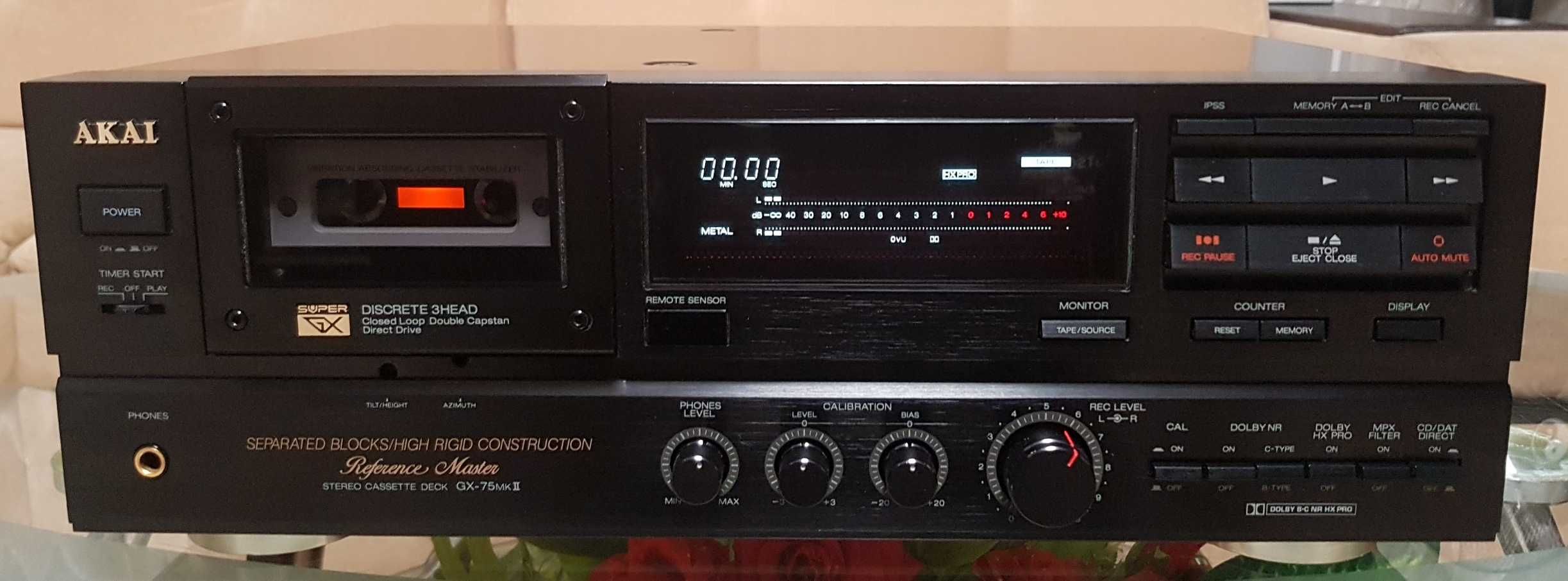 Кассетная дека Akai GX-75 MK II Super GX made in Japan