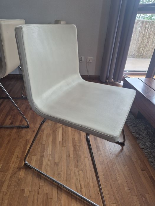 Krzesła skórzane ikea
