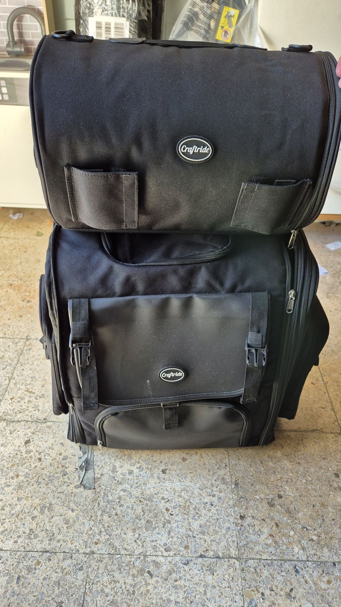 Mala de viagem para sissy bar