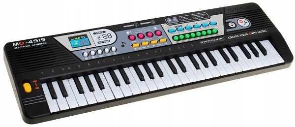 Keyboard klawisze elektryczne organki instrument dla dzieci +MIKROFON
