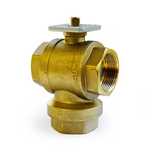 Zawór kulowy 3-drogowy VSD6 1 1/2'' Kv=27,7 CONTROLLI