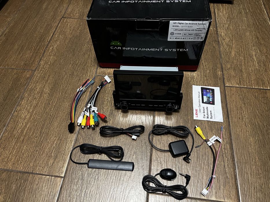 Новинка! 1 дін Android 7 дюймів Qled 3/32gb CarPlay магнітола GPS Wifi