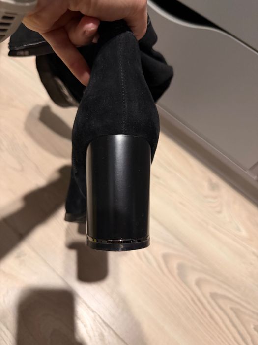 Жіночі сапоги зимові замша