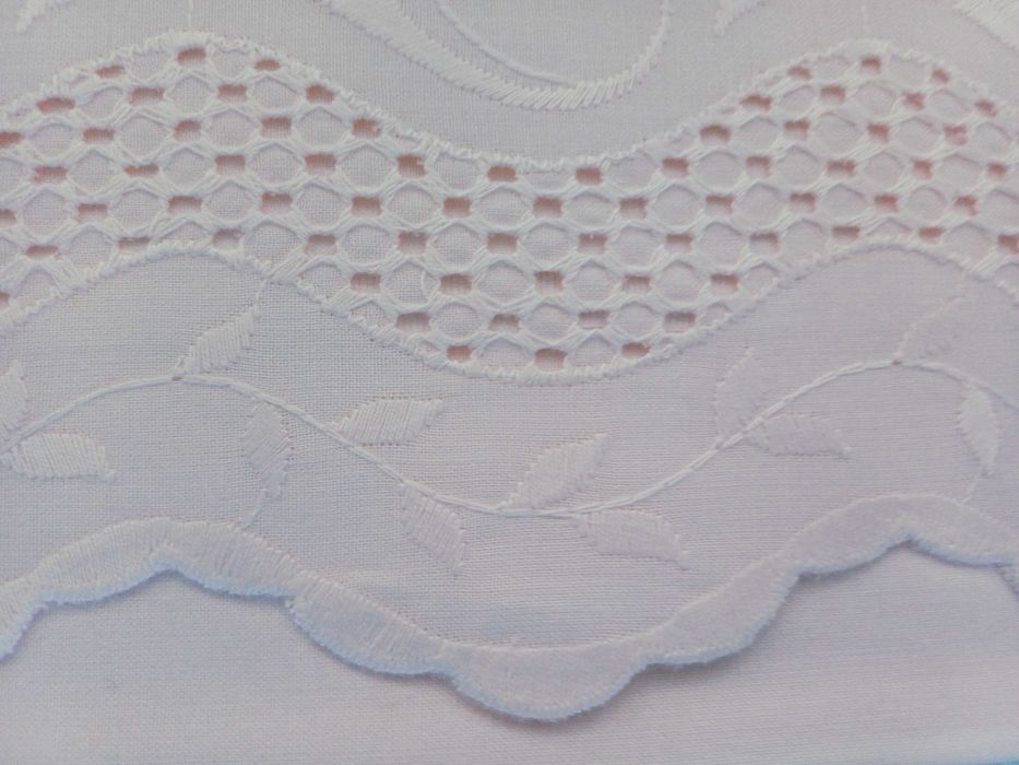 Conjunto lençóis bordados