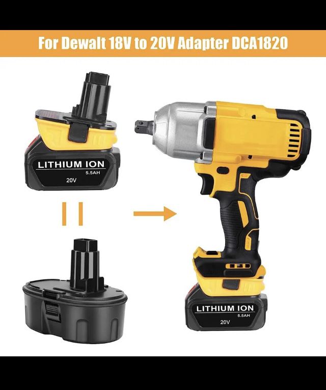 Адаптер dewalt 18-20v