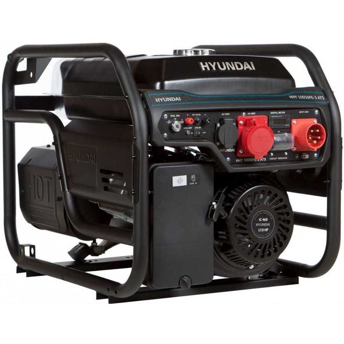 Бензиновый трёхфазный генератор Hyundai HHY 10050FE-3