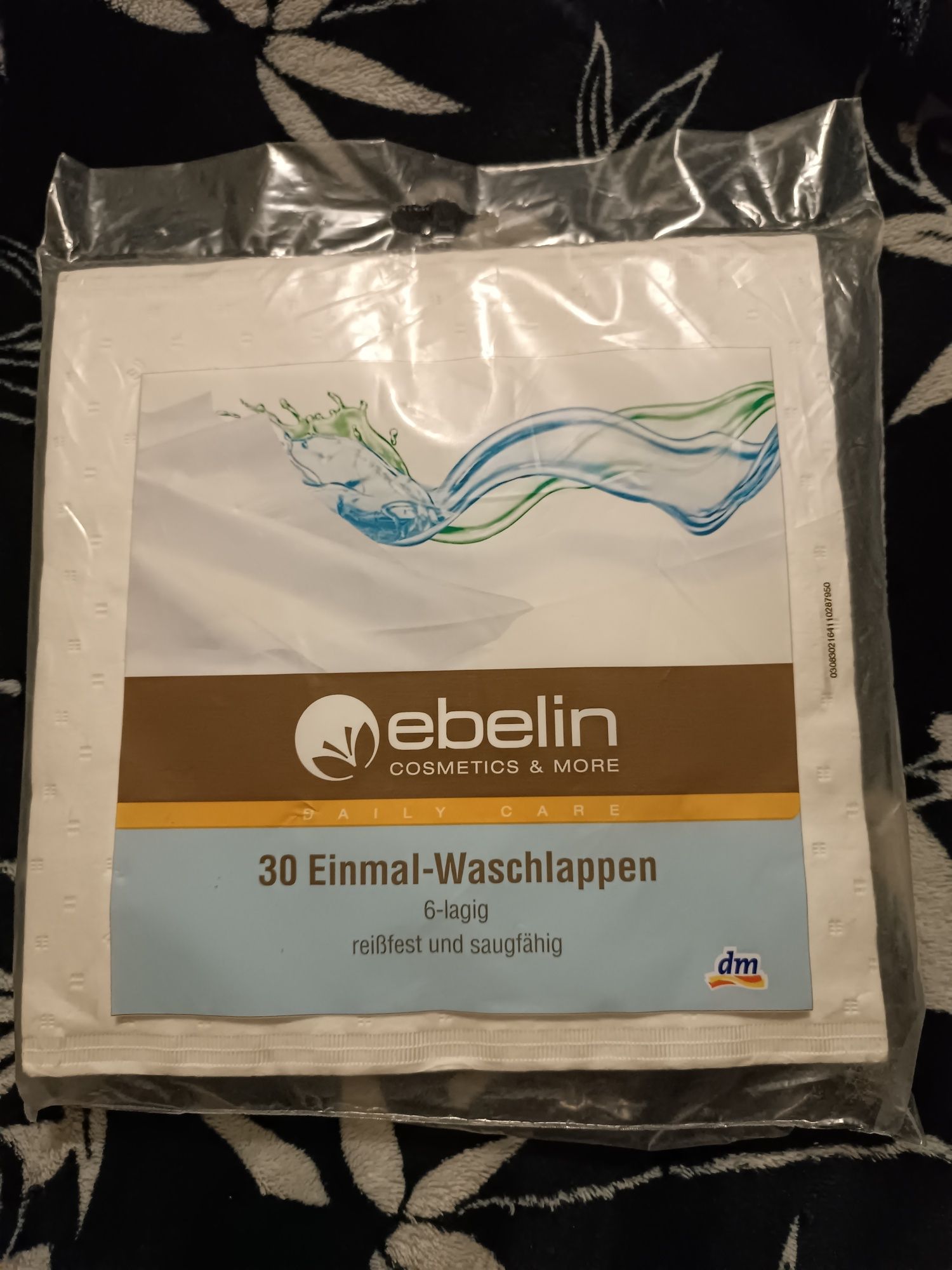 Мочалки одноразовые ebelin, 30 шт (Германия)