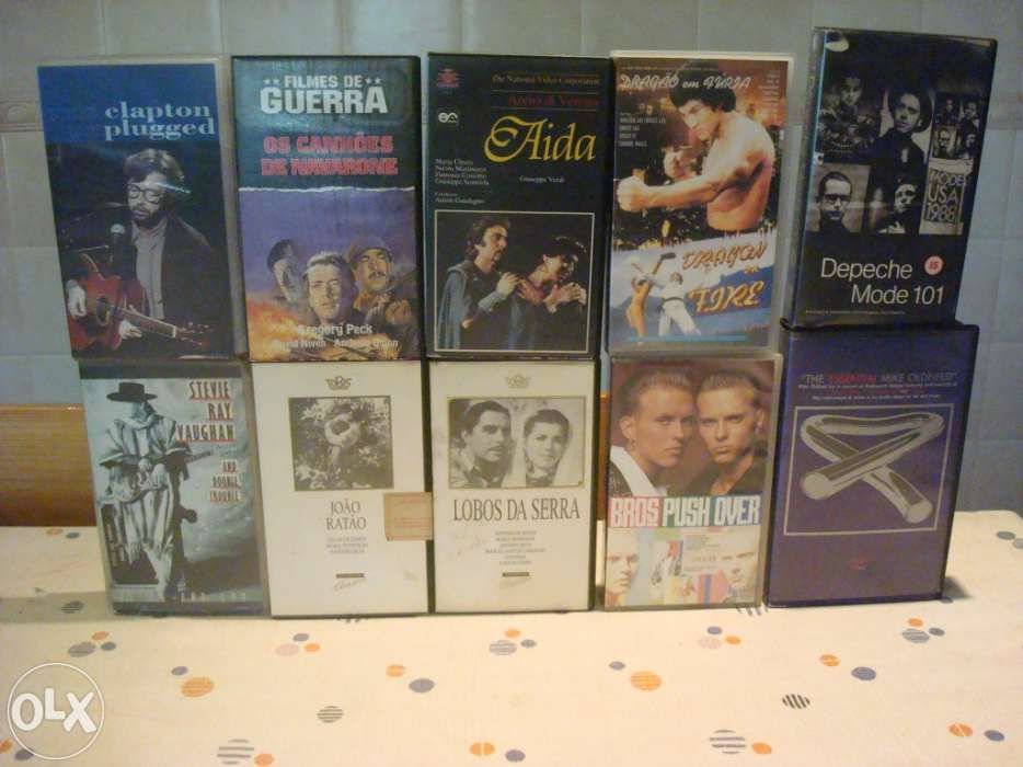 Cassete de Video VHS: o filme "Dragão em Fúria" com Bruce Lee