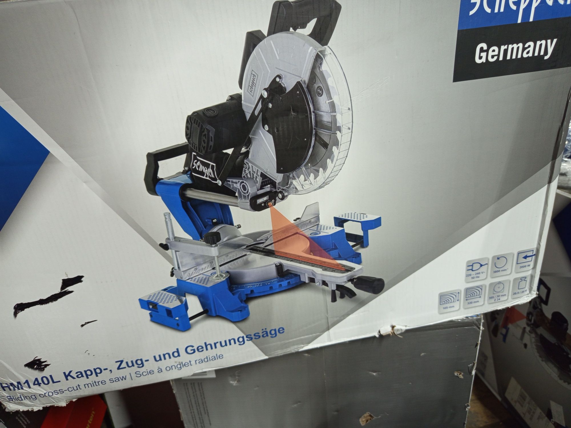 Piła ukosowa HM140L scheppach