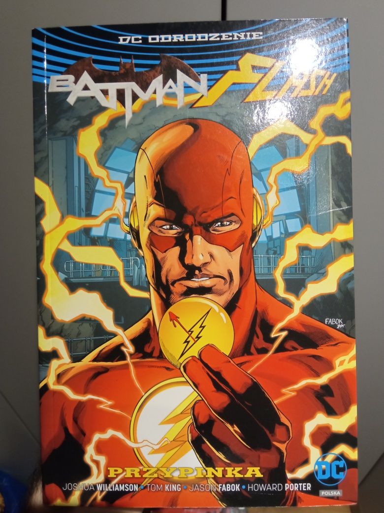 Komiks Flash przypinka