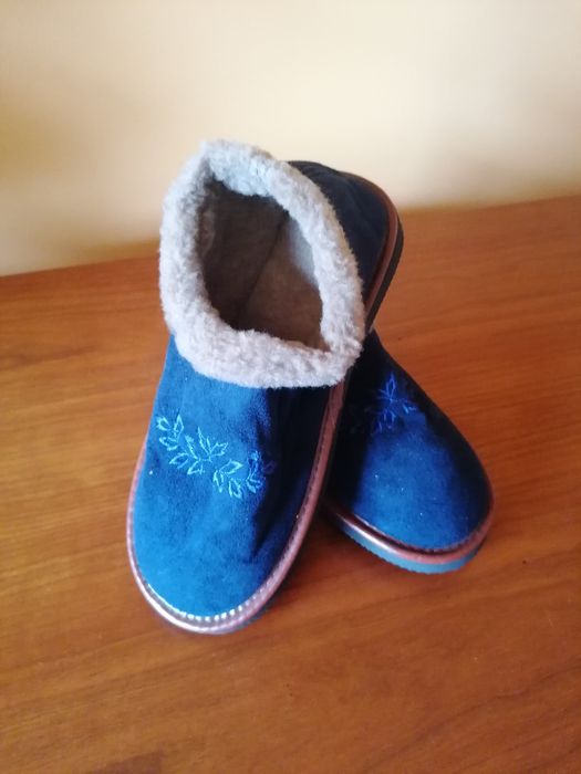 Pantufas Senhora pêlo