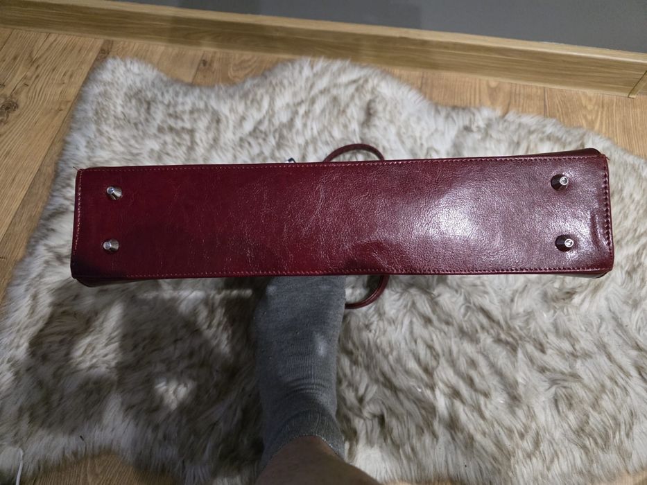 Aktówka damska skóry naturalnej