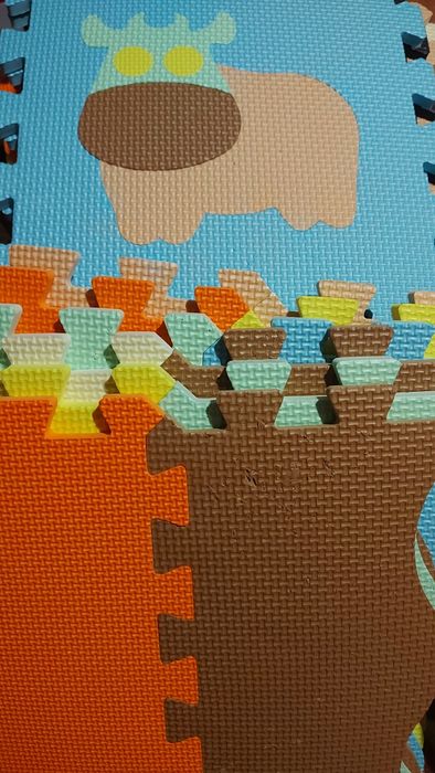 Развивающий коврик пазл " Животные"