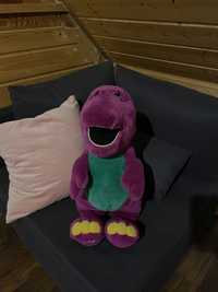 Pluszak duzy maskotkq misiek pluszowy Barney dinozaur fioletowy