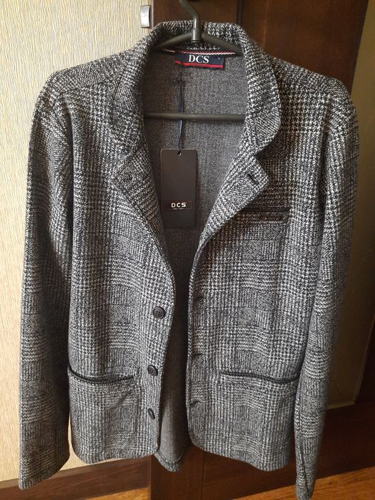 Трикотажний чоловічий піджак новий 48-50р