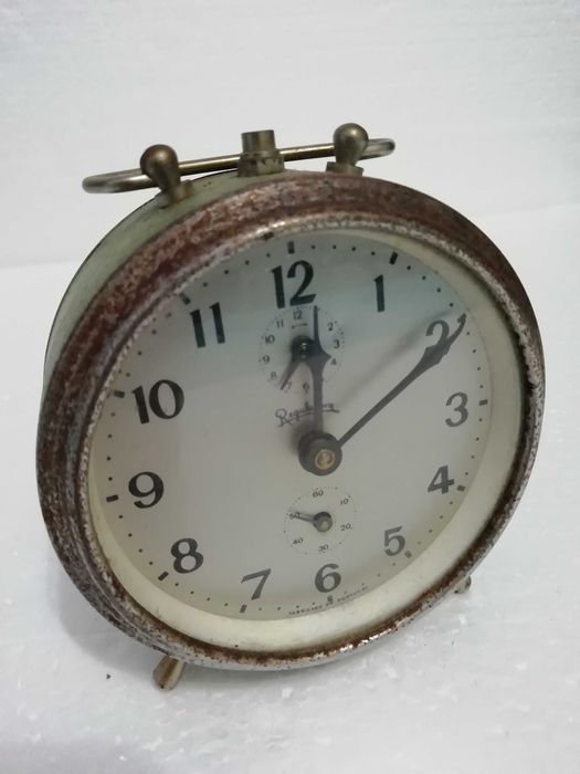 Relógio Despertador Verde Antigo