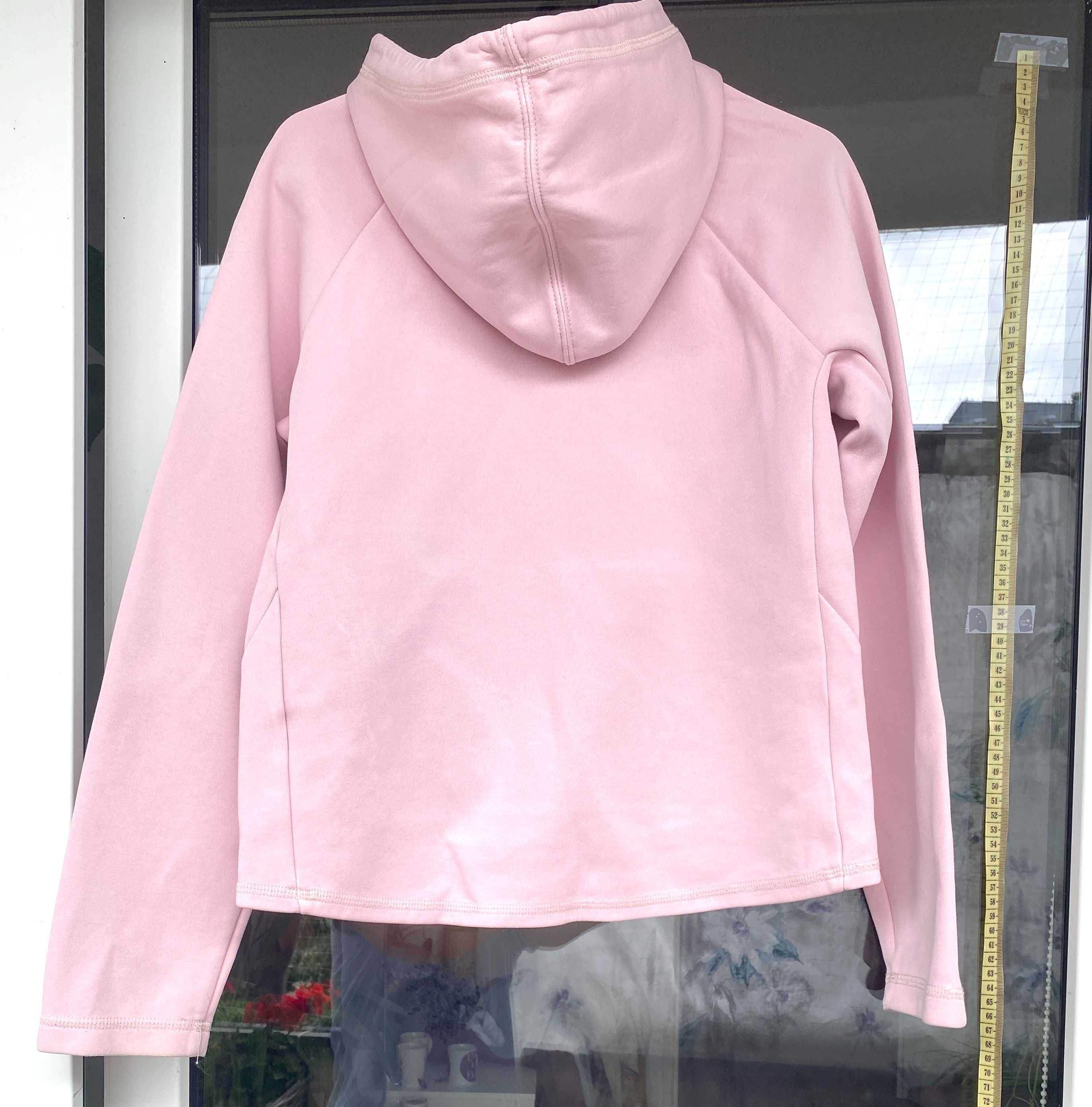 Bluza dresowa Puma różowa z kapturem rozm S