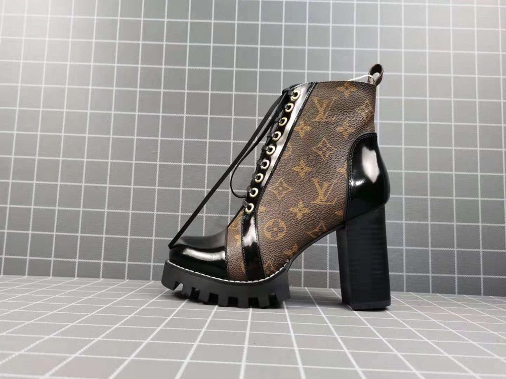 Kozaki Buty Na Obcasie Louis Vuitton LV