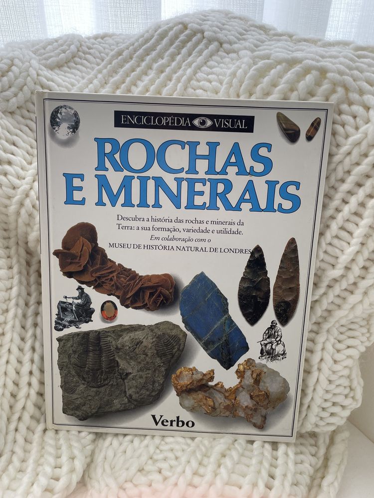 Livro “Rochas&Minerais” Enciclopédia Visual