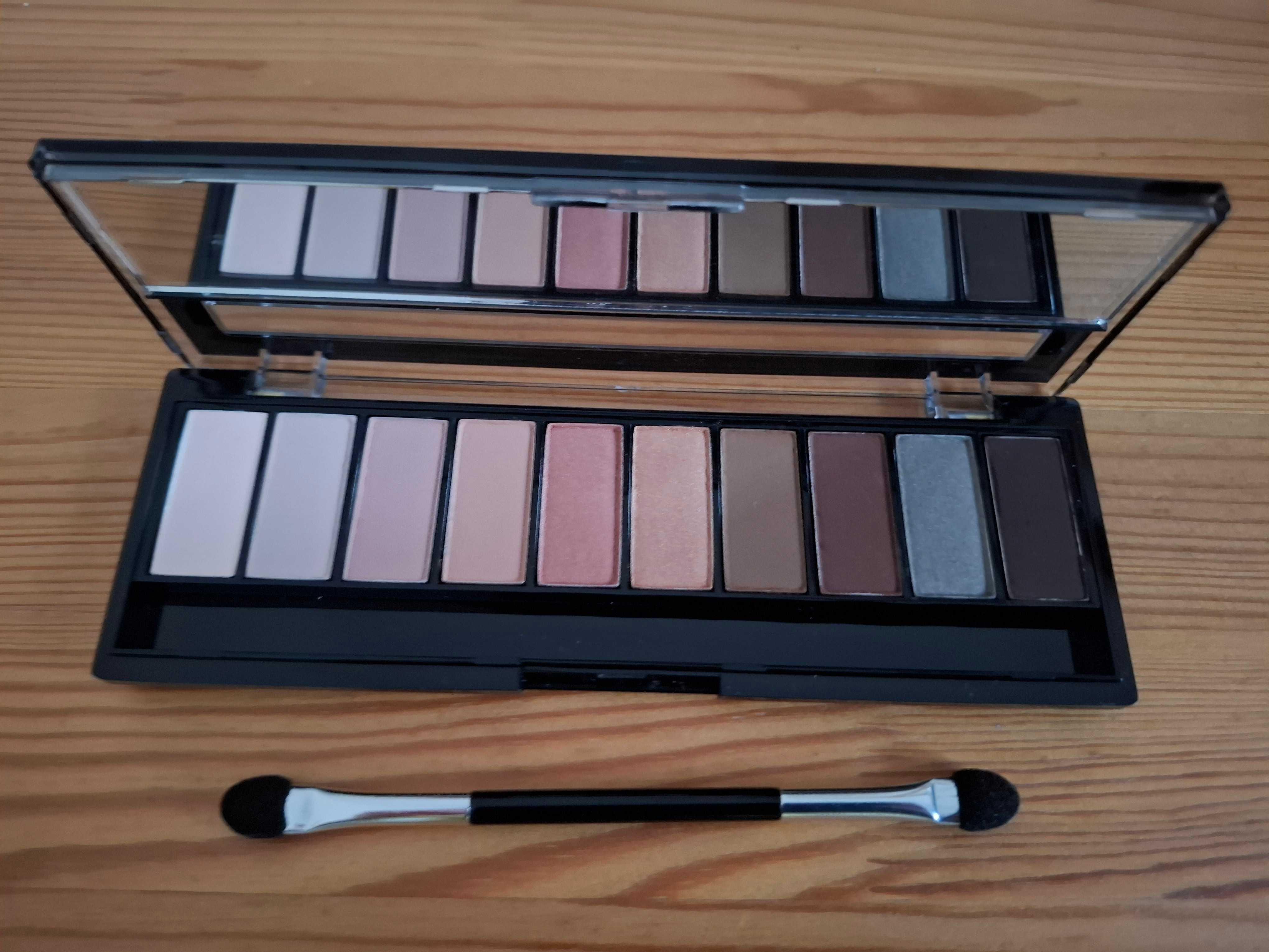 Flormar NUDE. Paleta 10 cieni do powiek z aplikatorem