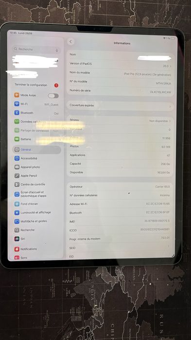 iPad Pro 12.9” (2018) – 256GB – Wi-Fi + Cellular