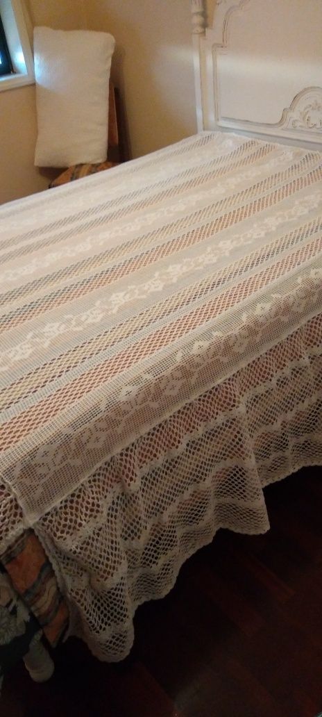 Colcha de cama em croché