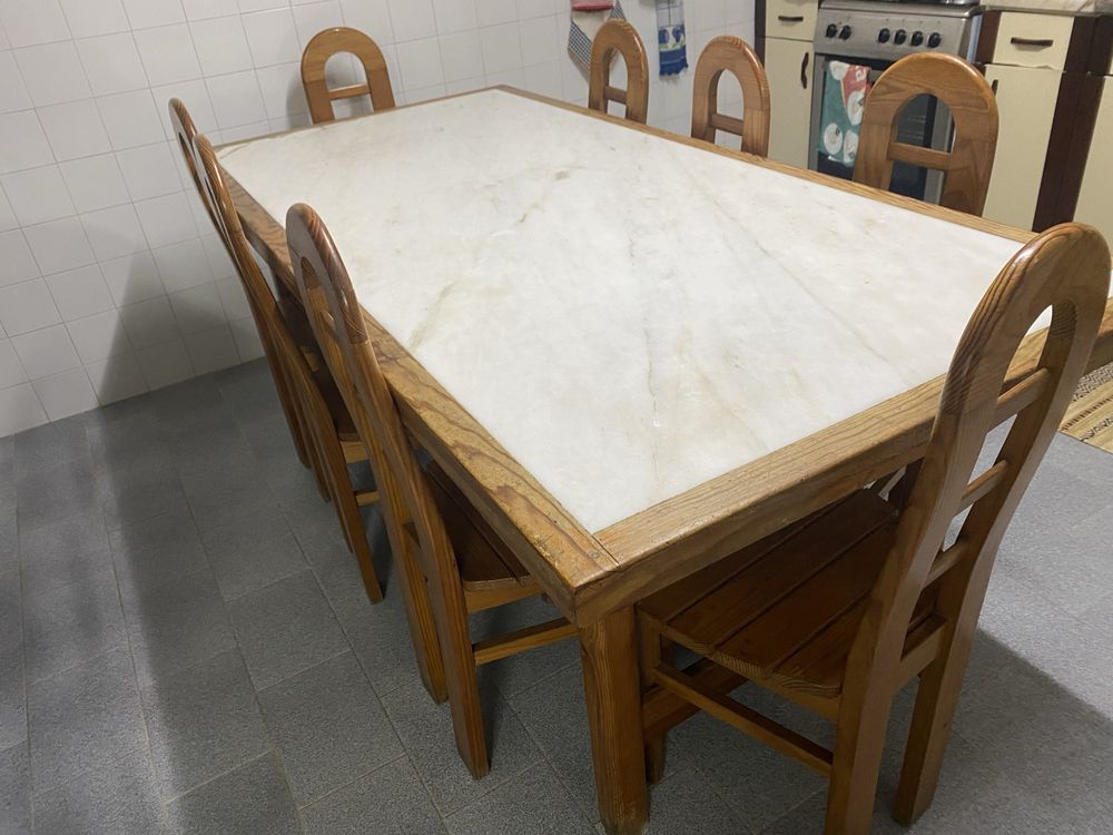 Mesa madeira retangular