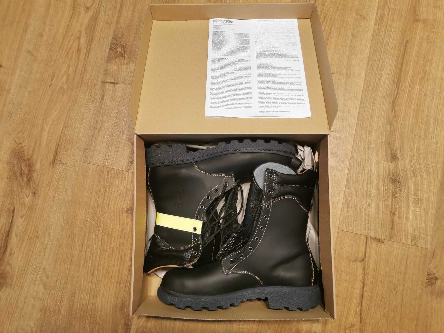 Buty strażackie Protektor ZERTIX 428A r. 45 czarne