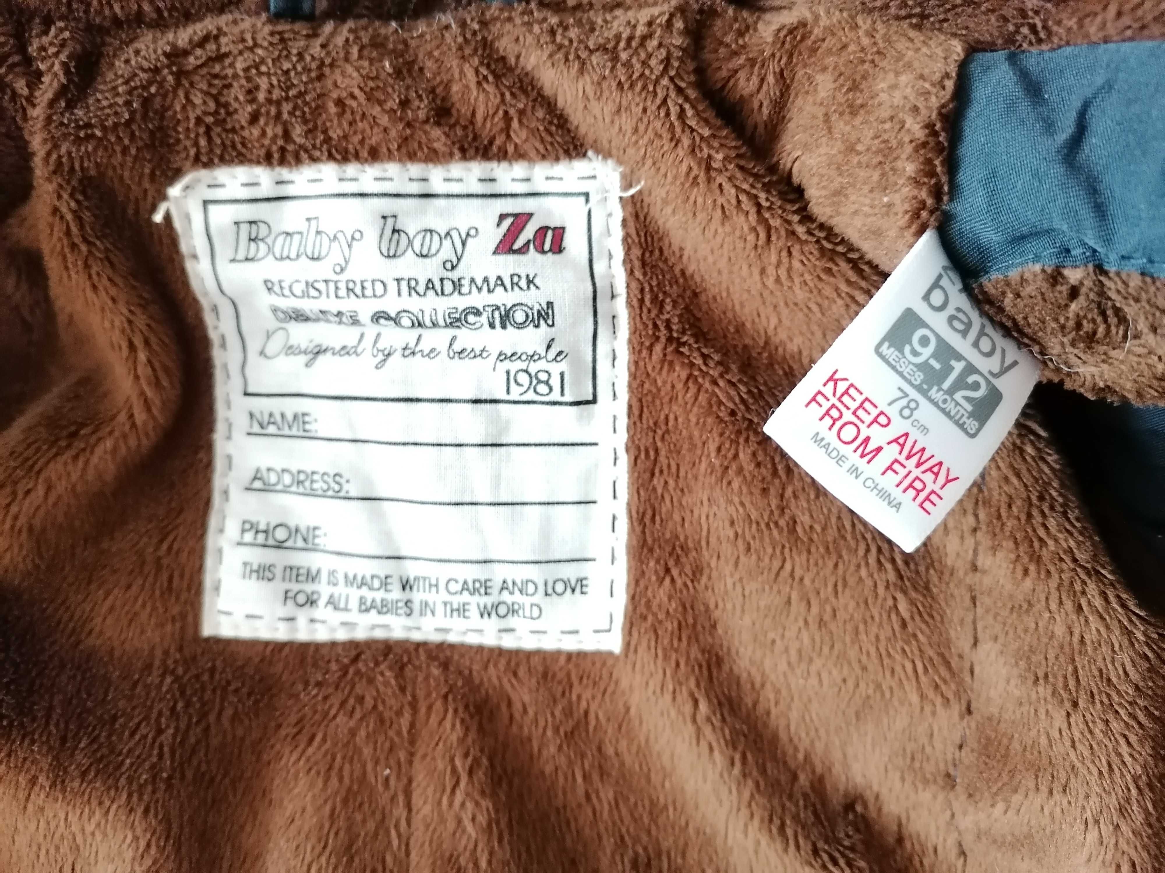 Kurtka zimowa r. 80 ZARA baby