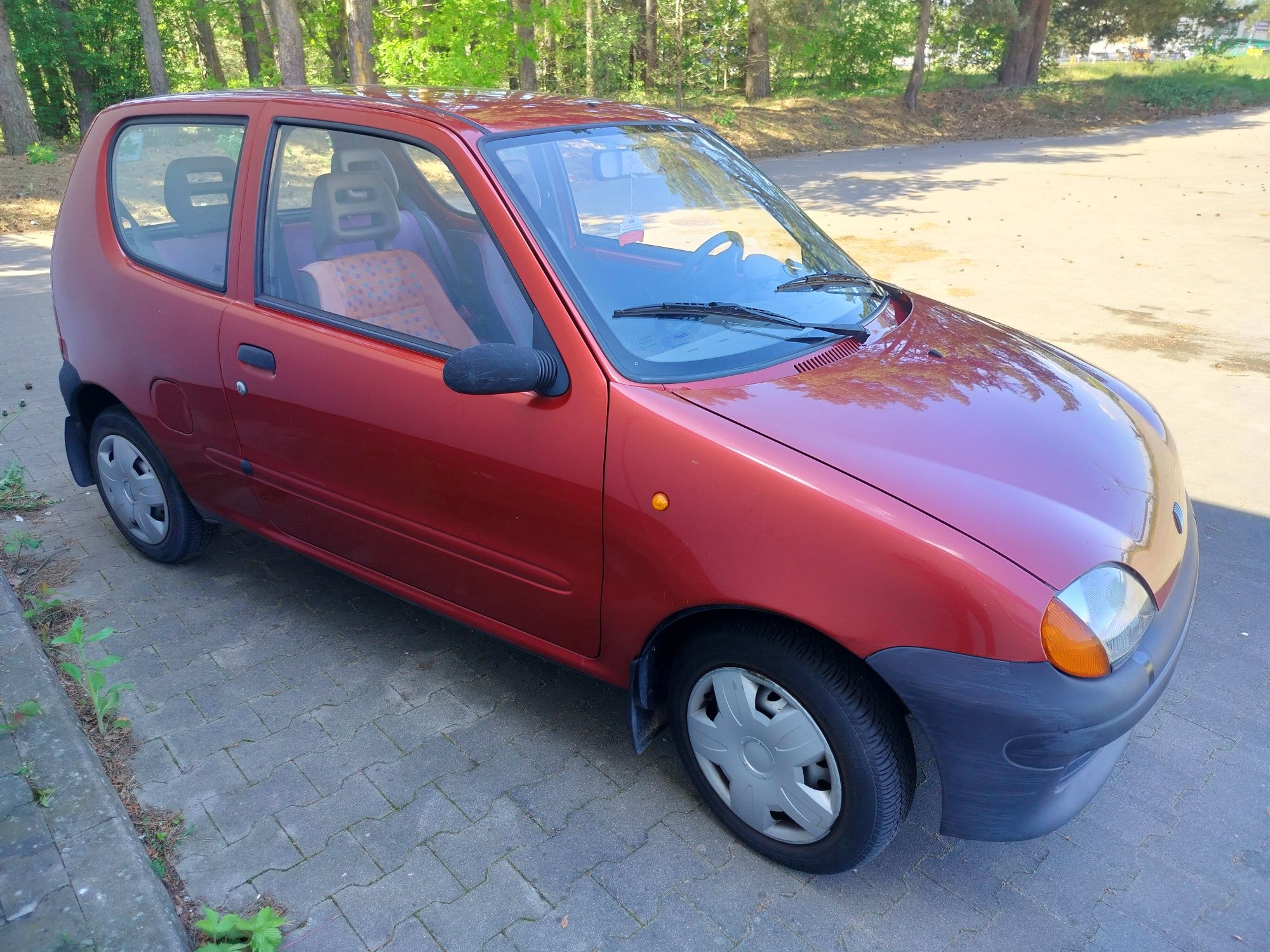 Fiat Seicento niski przebieg,  ubezpieczenie i przegląd 02.2026