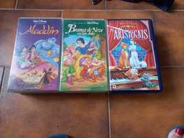 Coleção de filmes Disney em VHS