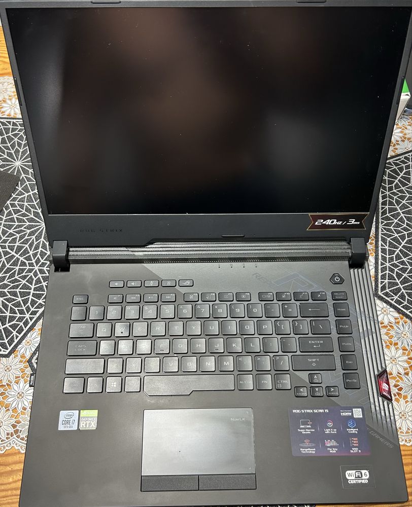 Laptop ASUS Rog Strix Scar 15 G532LW 15,6"/i7/16GB/1TB/Win10