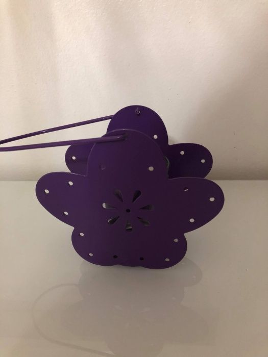 Suporte para velas roxo